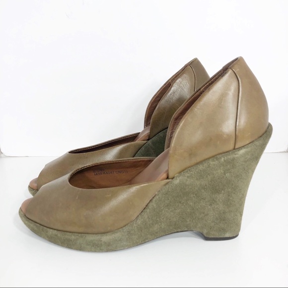 Kork-Ease Shoes - Kork-Ease Leather Liliana D'Orsay Wedges